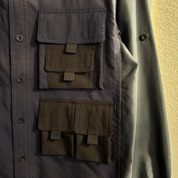 Nike ACG Dri-FIT UV "Devastation Trail" Button Up Active Leisurewear Men Small - Picture 9 of 12